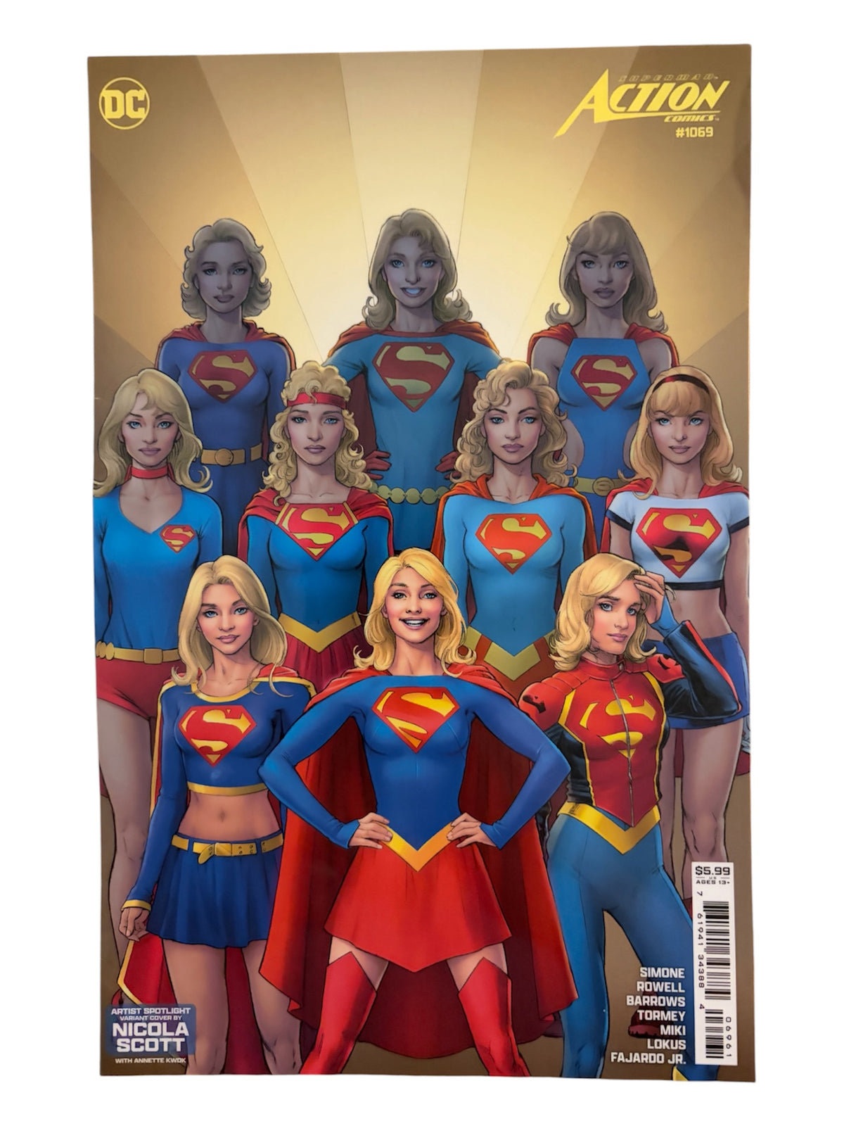 Supergirl - Laminated Comic Art - (CLICK FOR MORE VERSIONS)