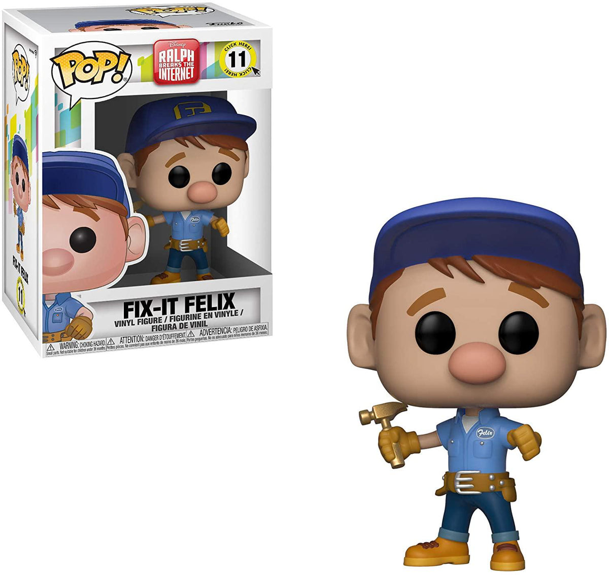 Fix-It Felix - Ralph Wreaks The Internet - POP Funko - #11 (Pre-Owned)