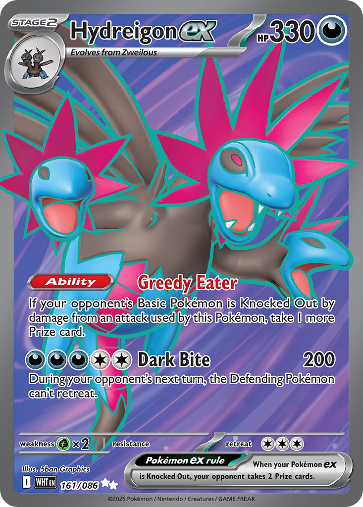 Hydreigon ex - White Flare (WHT) - 161/86
