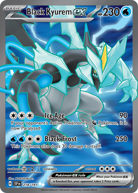 Black Kyurem ex - Surging Sparks (SSP) - 218/191
