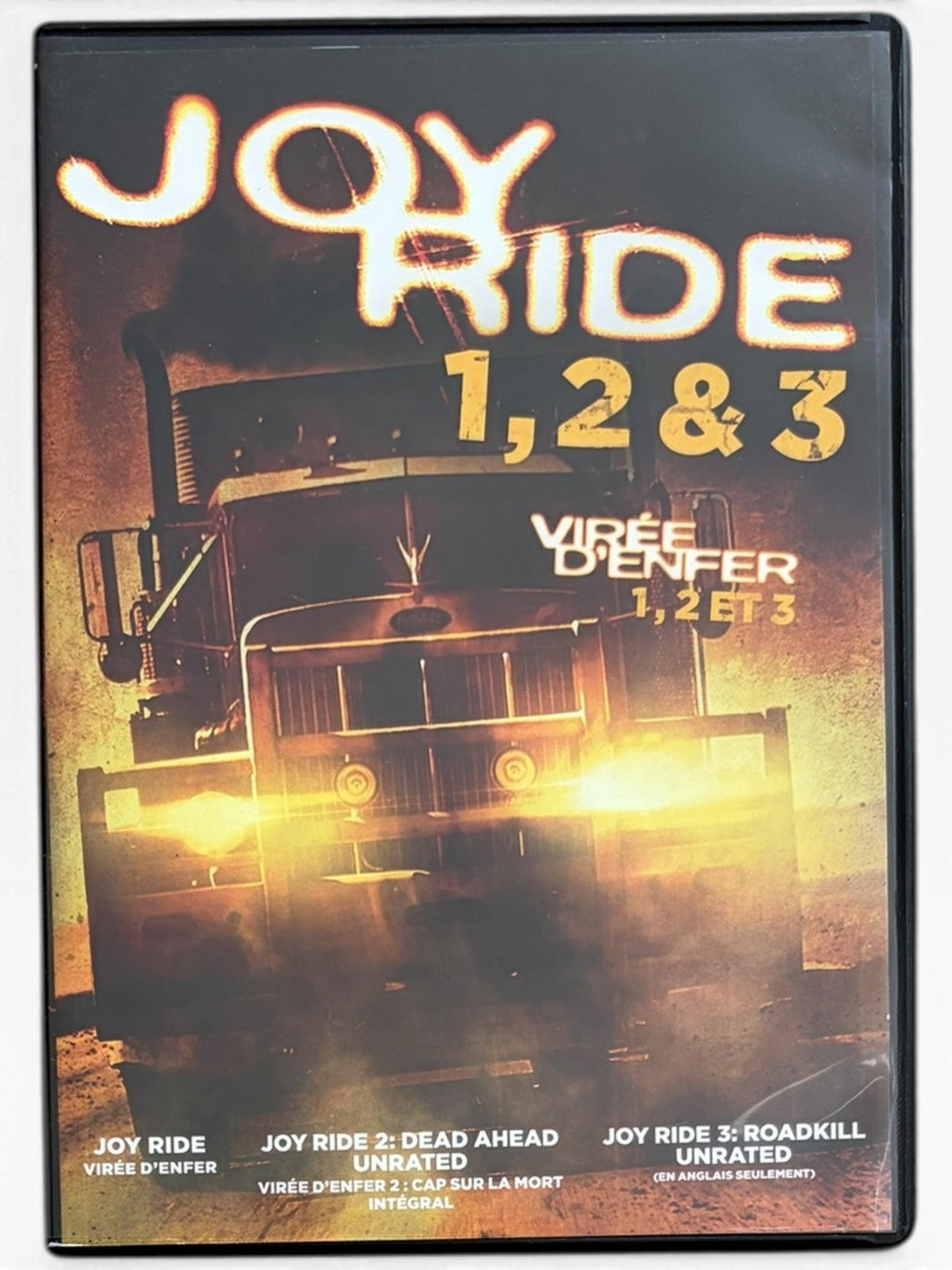 Joy Ride (2001) • Joy Ride 2: Dead Ahead (2008) • Joy Ride 3: Roadkill (2014)