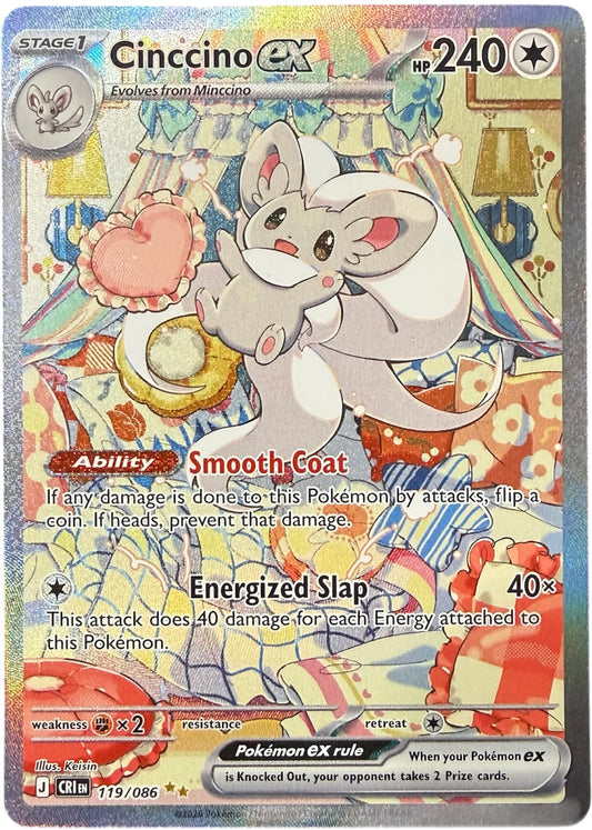 Cinccino ex (119/086) - Chaos Rising (CRI)