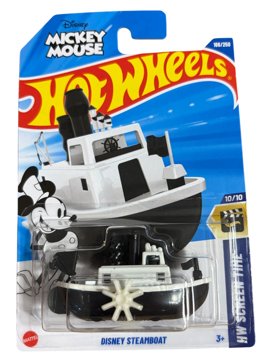 Disney Steamboat - Hot Wheels - HW Screen Time (10/10) - 2025 Hot Wheels Mainlines (166/250)