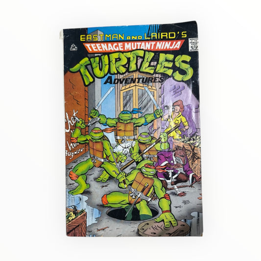 Teenage Mutant Ninja Turtles Adventures-  Random House Rare 6TH Printing (1988) Condition = (GD)