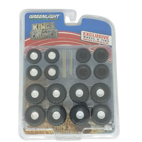 Kings of Crunch Wheel & Tire Multipack (Hobby Exclusive) - 4x4 Tires & Wheels - Greenlight