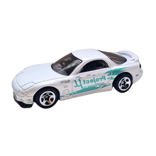 '95 Mazda RX-7 (White) - HW J-Imports (9/10) - 2024 Mainlines (170/250)