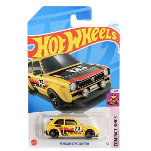 '73 Honda Civic Custom - Hot Wheels - Compact Kings (4/5) - 2024 Mainlines (90/250)
