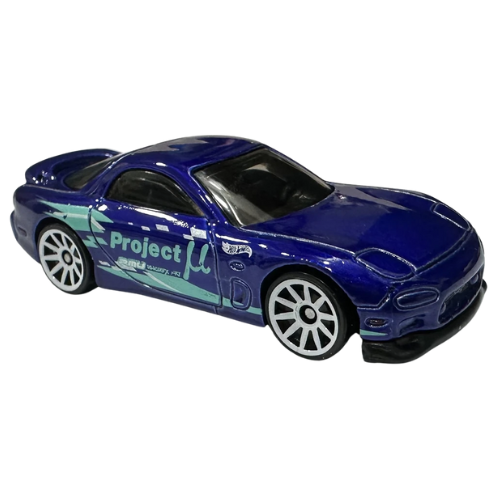 '95 Mazda RX-7 (Blue) - HW J-Imports (9/10) - 2024 Mainlines (170/250)