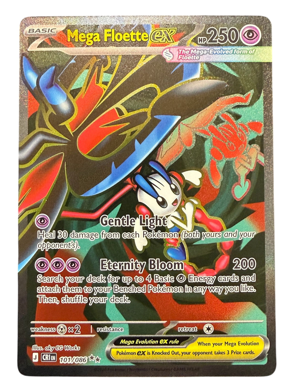 Mega Floette ex (101/086) - Chaos Rising (CRI)
