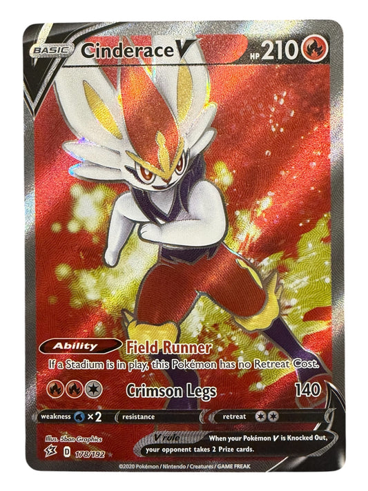 Cinderace V (Full Art) (178/192) - Rebel Clash (RCL)