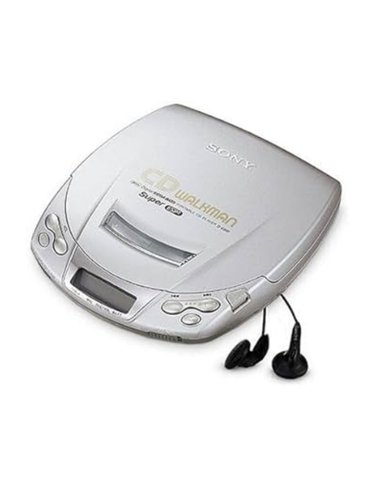 Sony D-E201/S Portable CD Player Silver (Pre-Owned)