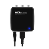 1080P HMDI to RCA HMDI toto AV 3RCA CVBs Composite Video Converter Supports PAL/ NTSC for TV/PC (HD2R01-B)