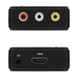 1080P HMDI to RCA HMDI toto AV 3RCA CVBs Composite Video Converter Supports PAL/ NTSC for TV/PC (HD2R01-B)