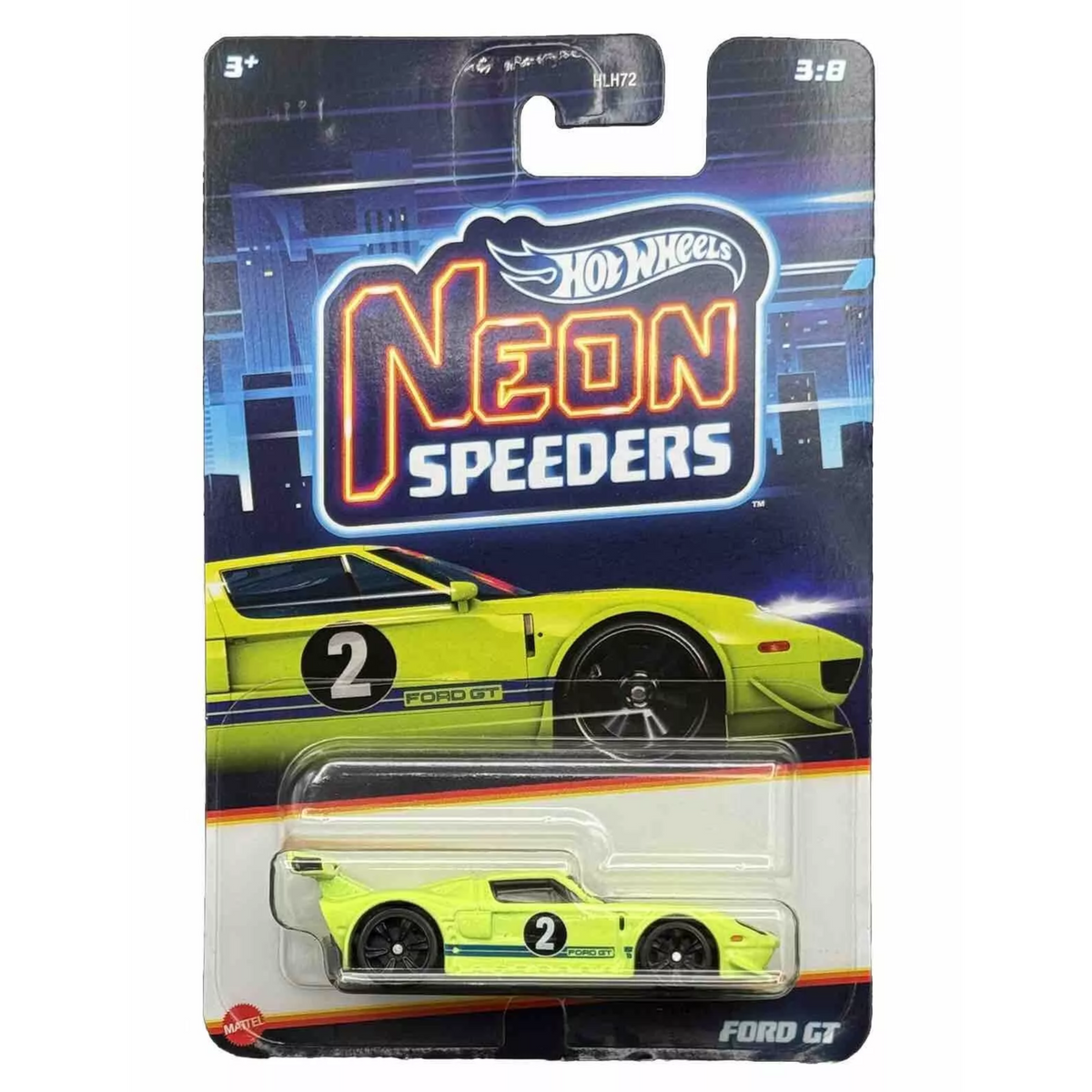 Ford GT - Hot Wheels - Neon Speeders Series 3/8 - Mix 1 - 2024
