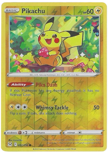 Pikachu (052/196) - Lost Origin (LOR)
