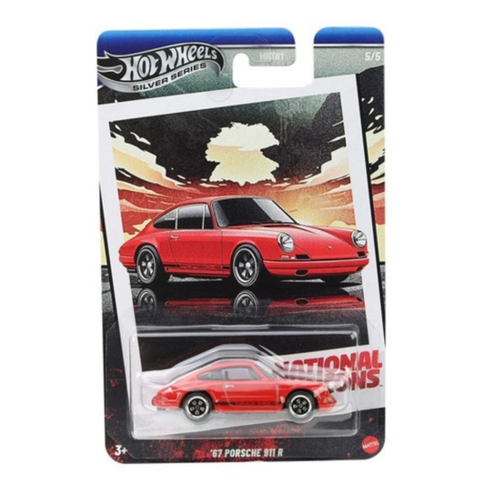 '67 Porsche 911 R - Hot Wheels - Silver Series - 2025 National Icons (5/5)