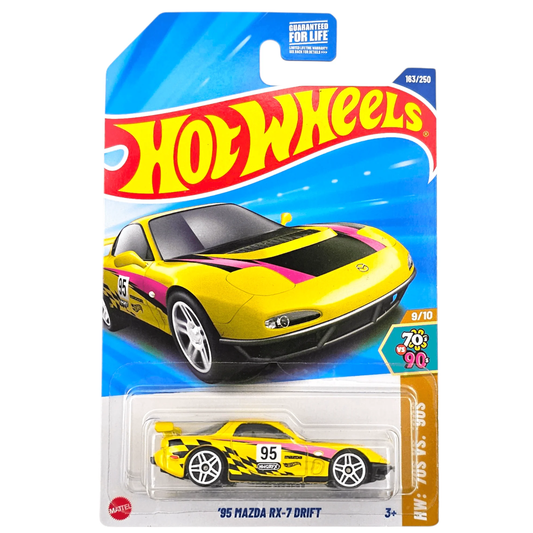 '95 Mazda RX-7 Drift - Hot Wheels - HW: '70s vs. '90s (9/10) - 2025 Mainlines (163/250)