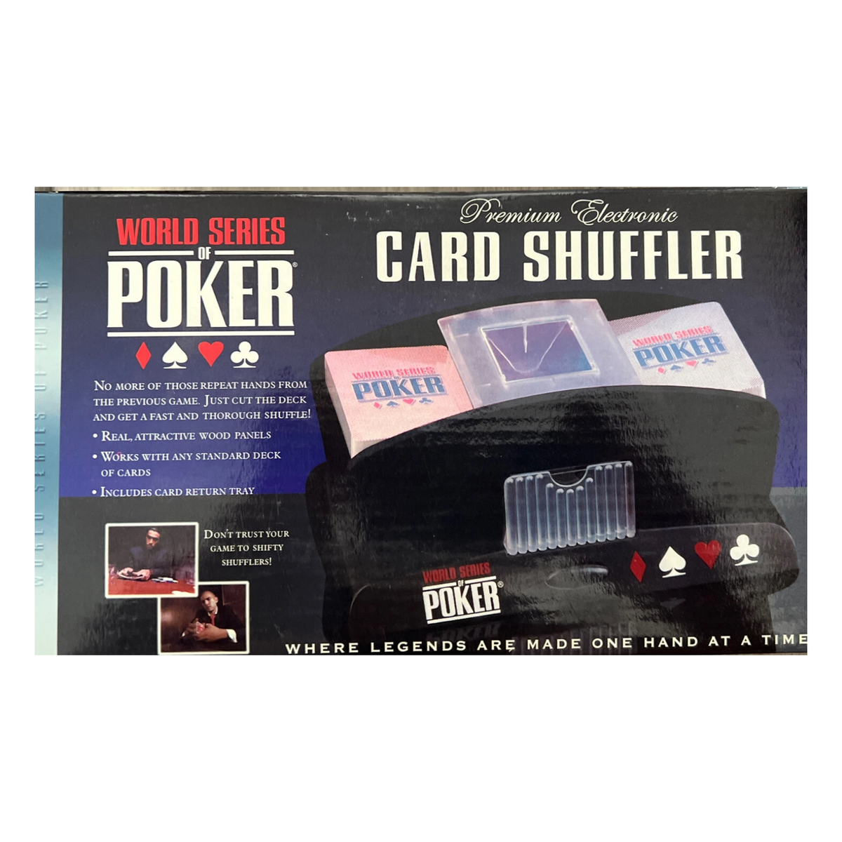 World Series of Poker Premium Electronic Card Shuffler - New (Box Wear, No Missing Pieces)