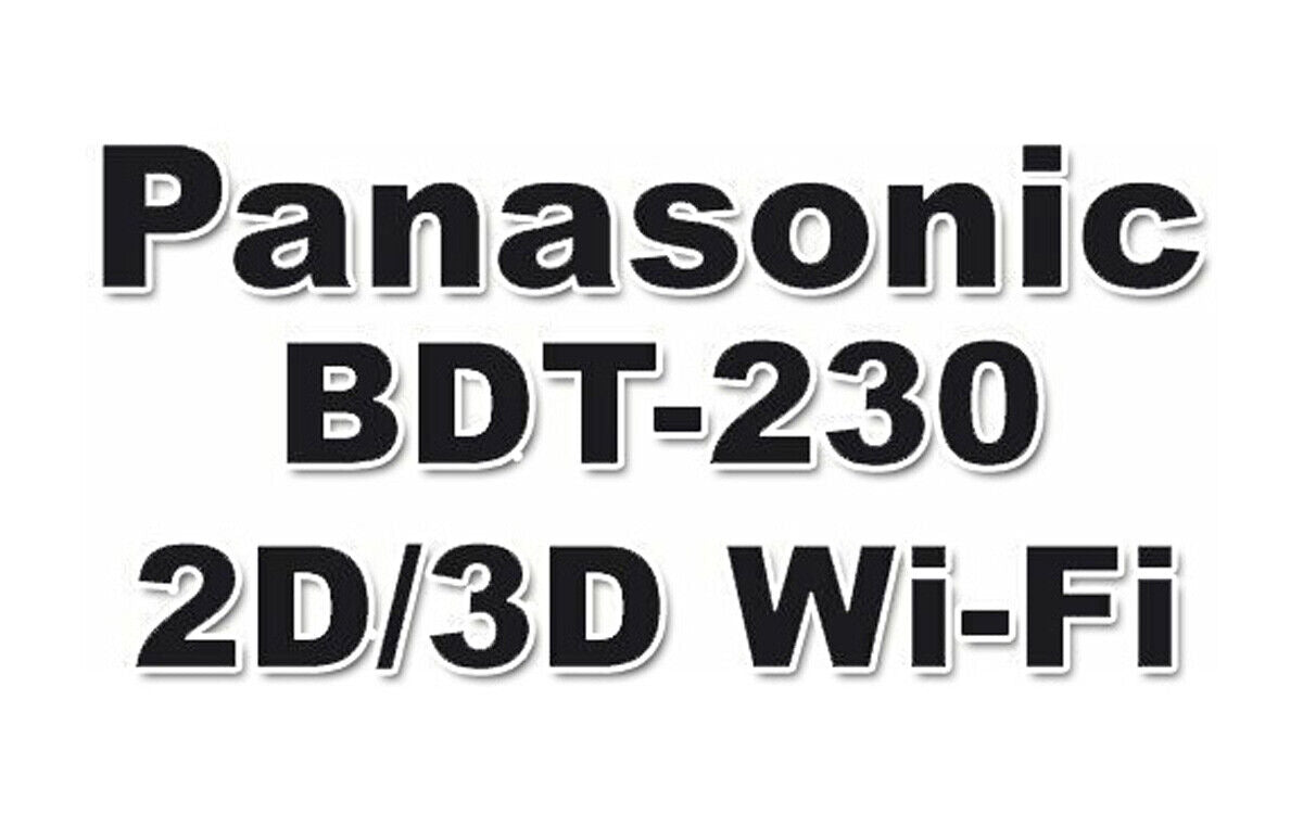 Panasonic DMP-BDT230 Wi-F 3D Blu-ray Disc™ High-Definition Player, Remote & HDMI - Tested - In Good Working Condition