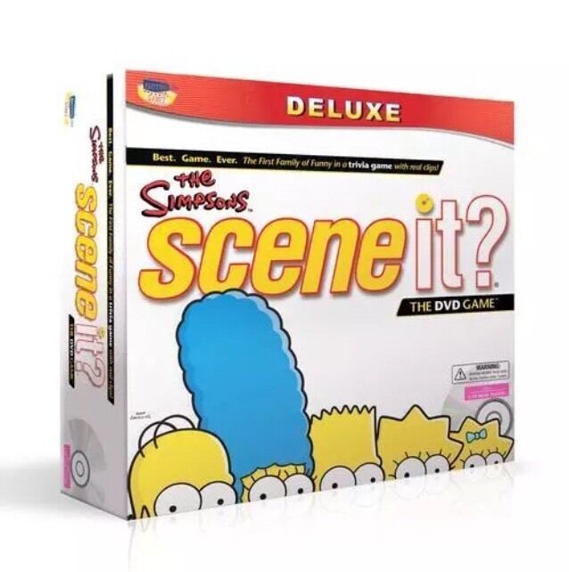 Scene It? The Simpsons Deluxe Edition (Pre-Owned) - Complete/Good Condition